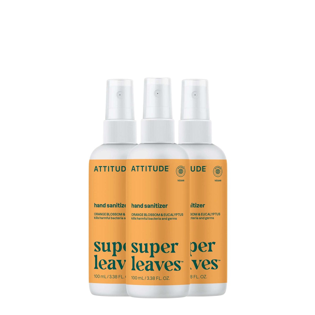 Hand Sanitizer 3-Pack — Orange Blossom & Eucalyptus / 3 x 100 mL