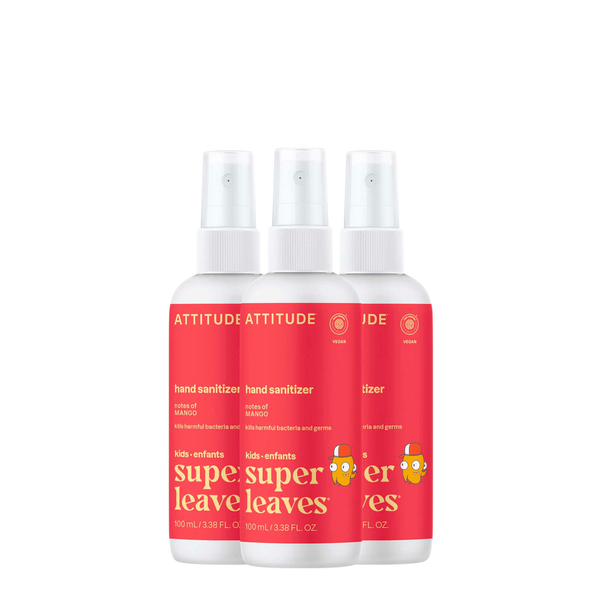 Kids Hand Sanitizer 3-Pack — Mango / 3 x 3.38 FL. OZ.