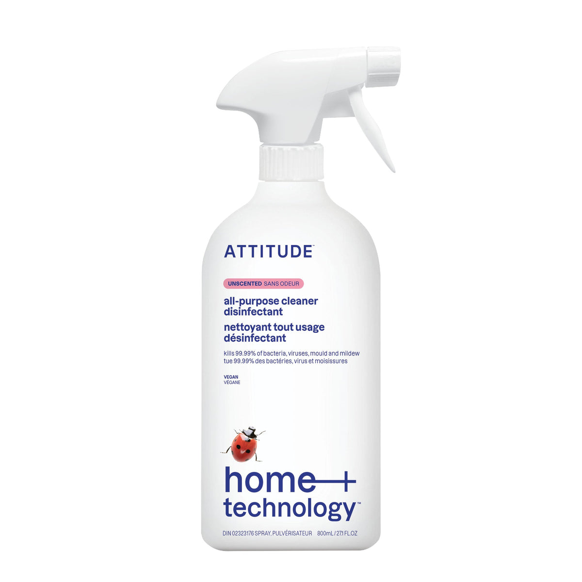 All Purpose Cleaner - Disinfectant — Unscented / 800 mL
