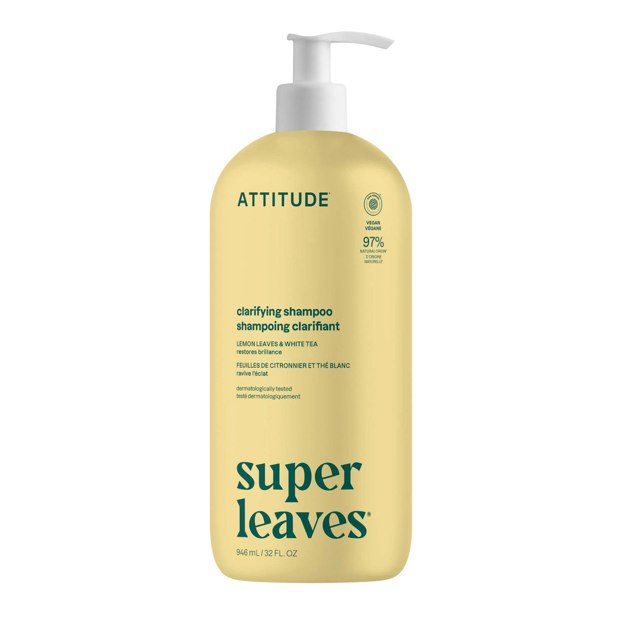 Clarifying Shampoo — Lemon Leaves & White Tea / 946 mL