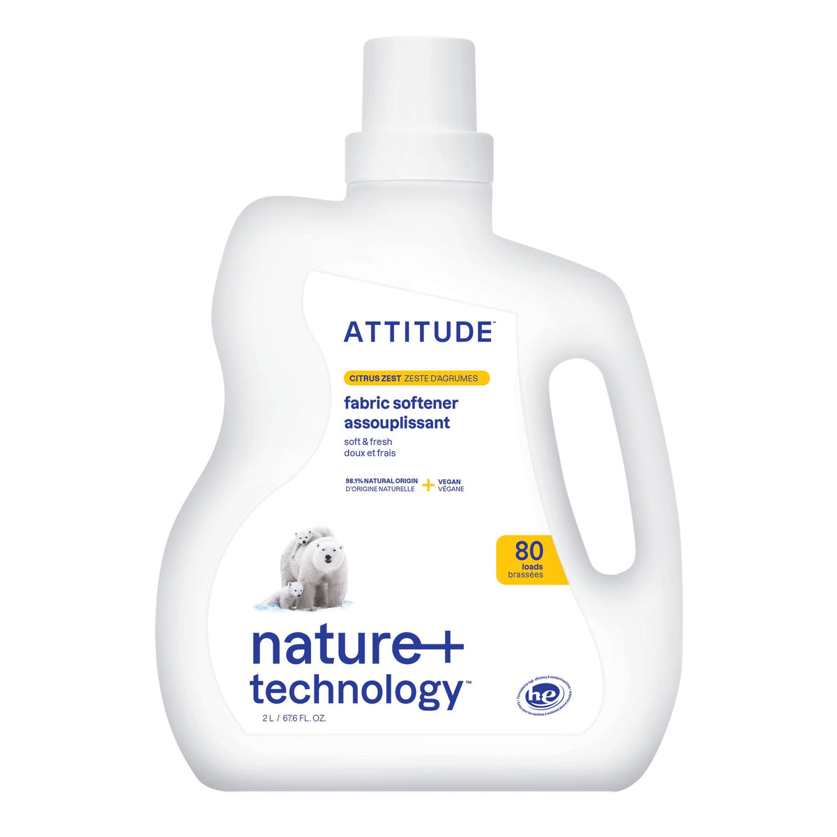 Fabric Softener — Citrus Zest / 2L -  80 loads