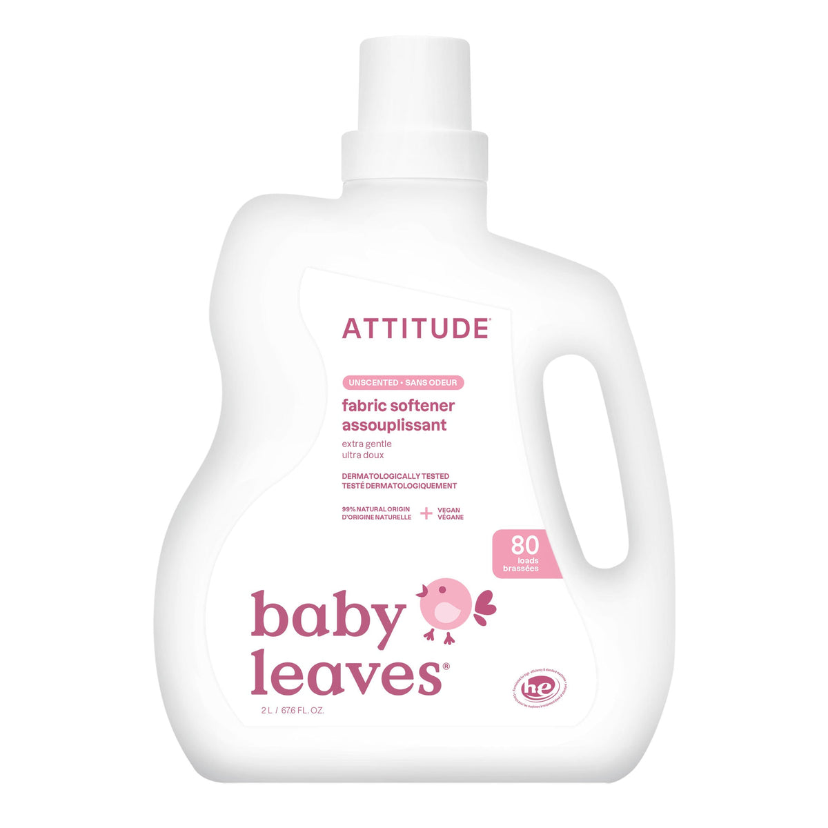 Baby Fabric Softener — Unscented / 2L -  80 loads