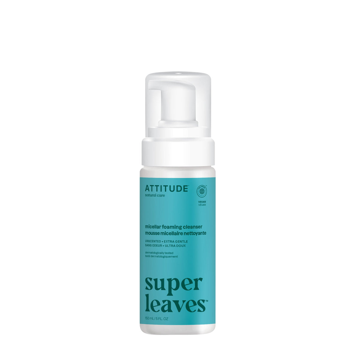 Foaming Micellar Cleanser — Unscented / 150 mL