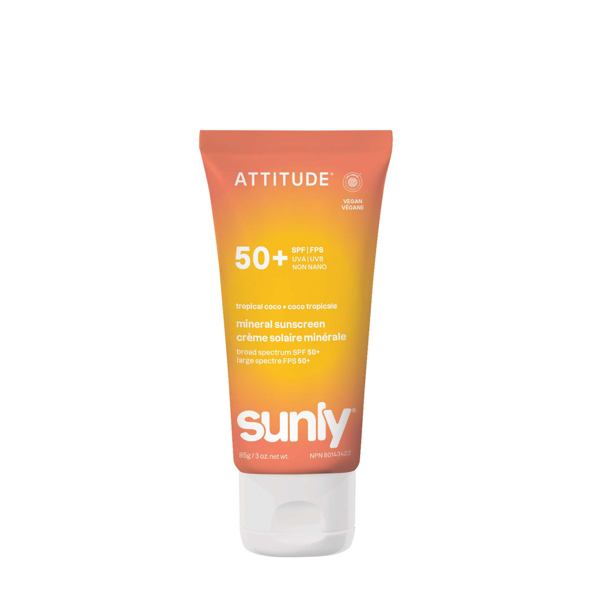 Mineral Sunscreen - SPF 50 — Tropical Coco / 85g