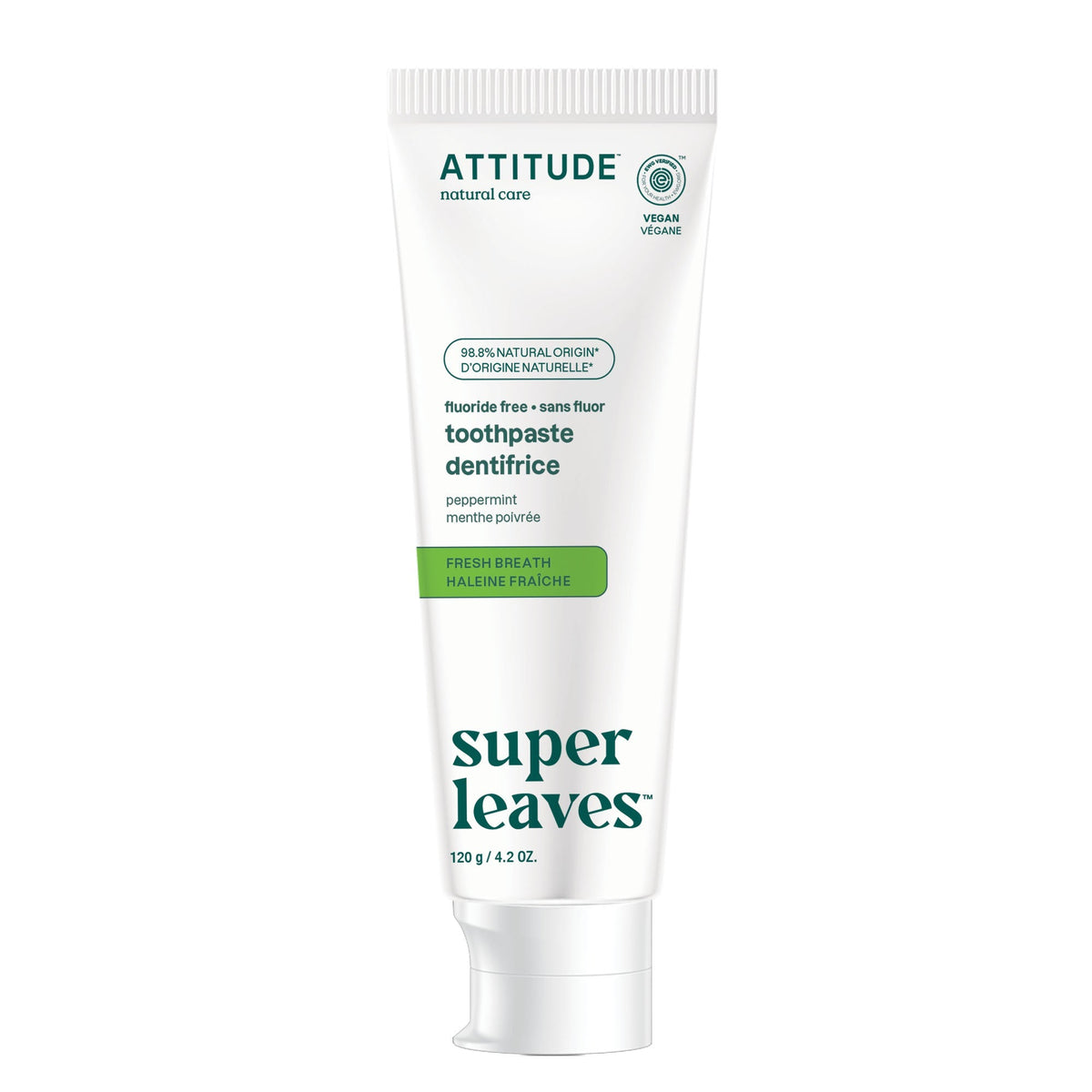 Fluoride-free Toothpaste — Fresh Breath - Peppermint / 120g
