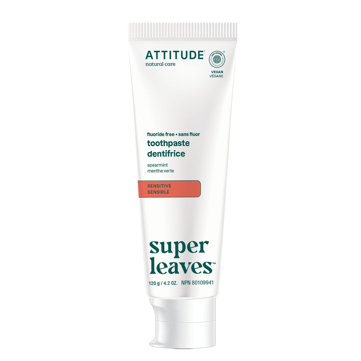Fluoride-free Toothpaste — Sensitive - Spearmint / 120g