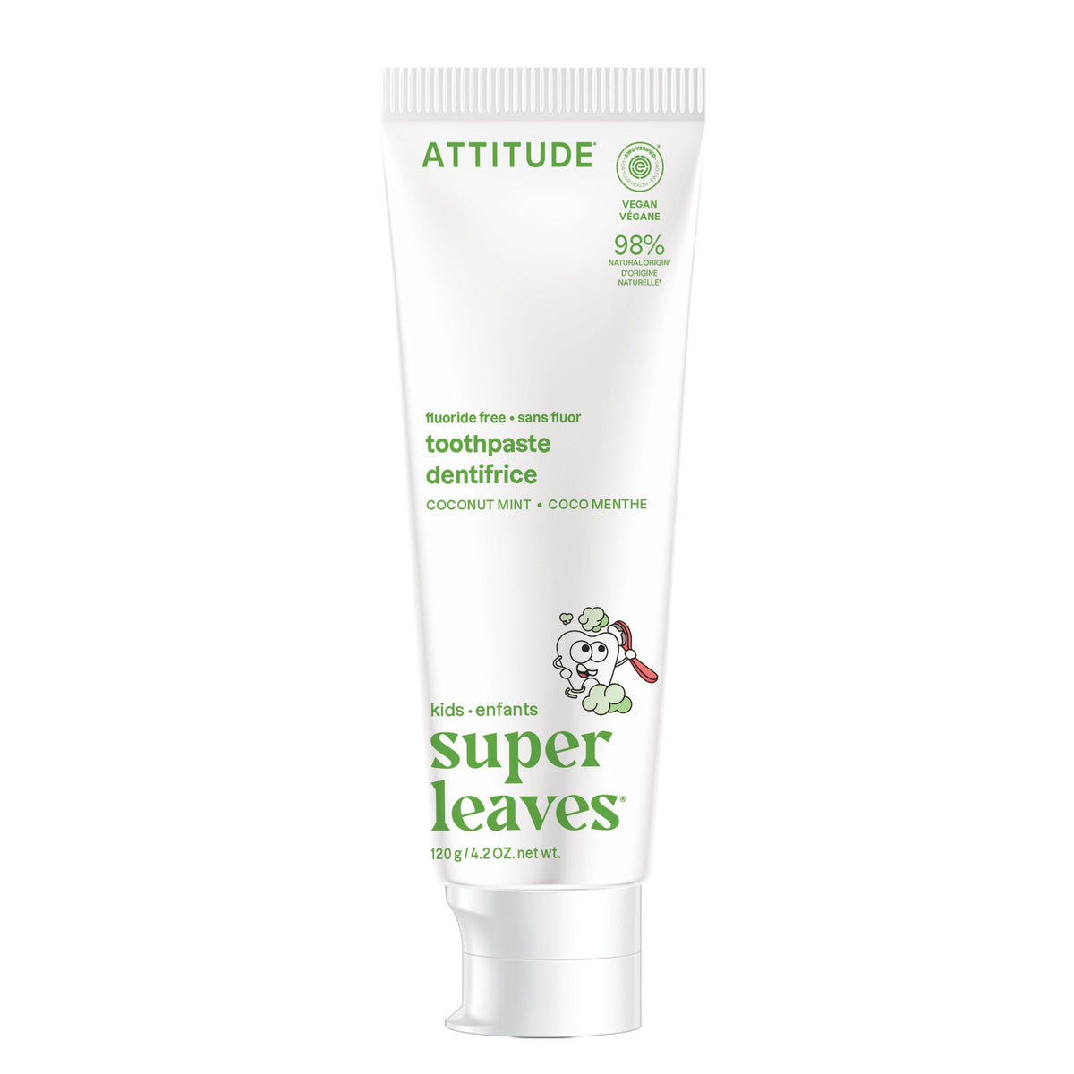 Kids Fluoride Free Toothpaste — Coconut Mint / 120g