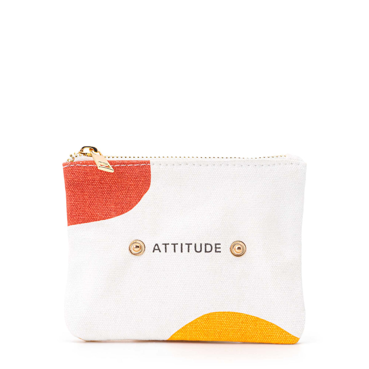 Reusable Travel Pouch — Yellow & Red