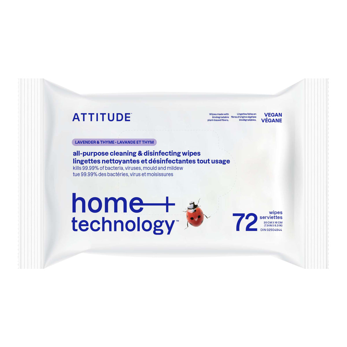 All Purpose Cleaning Wipes - Disinfectant — Lavender & Thyme / 1 unit