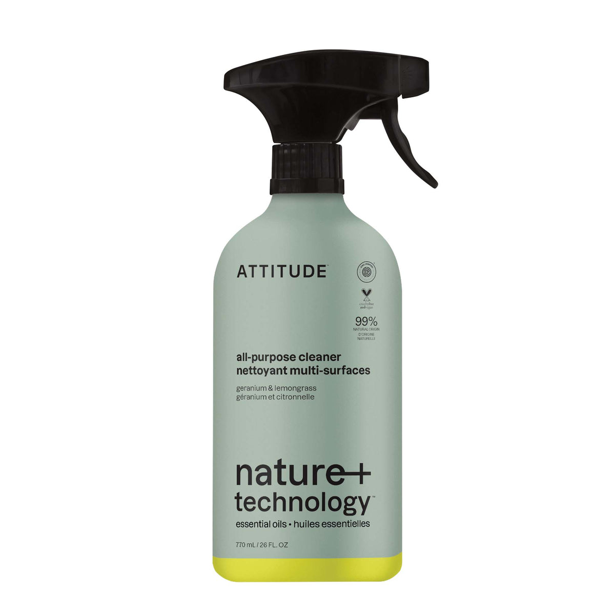 All Purpose Cleaner - Essential Oils — Geranium & Lemongrass / 770 mL