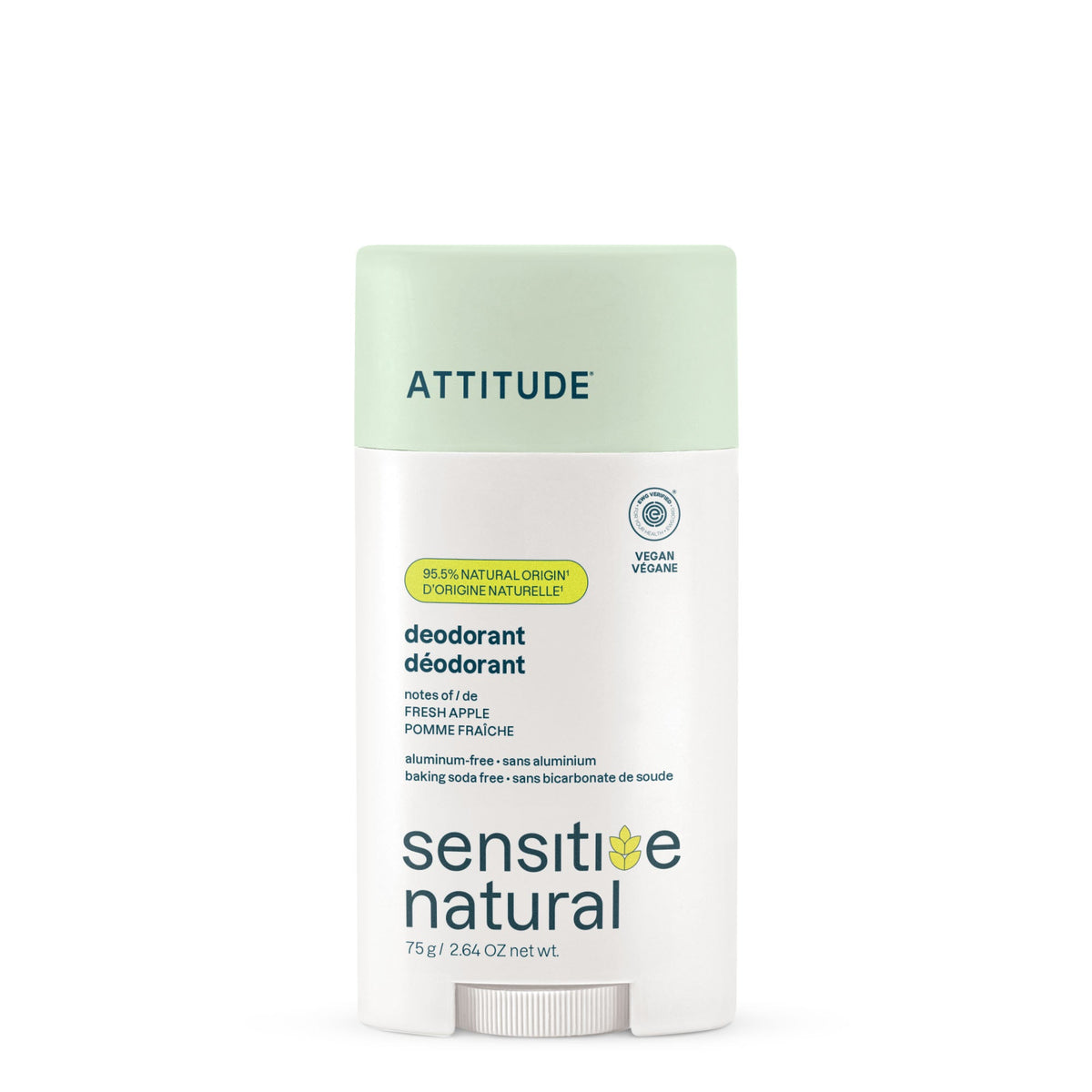 Deodorant - Sensitive Skin — Fresh Apple / Plastic - 75g