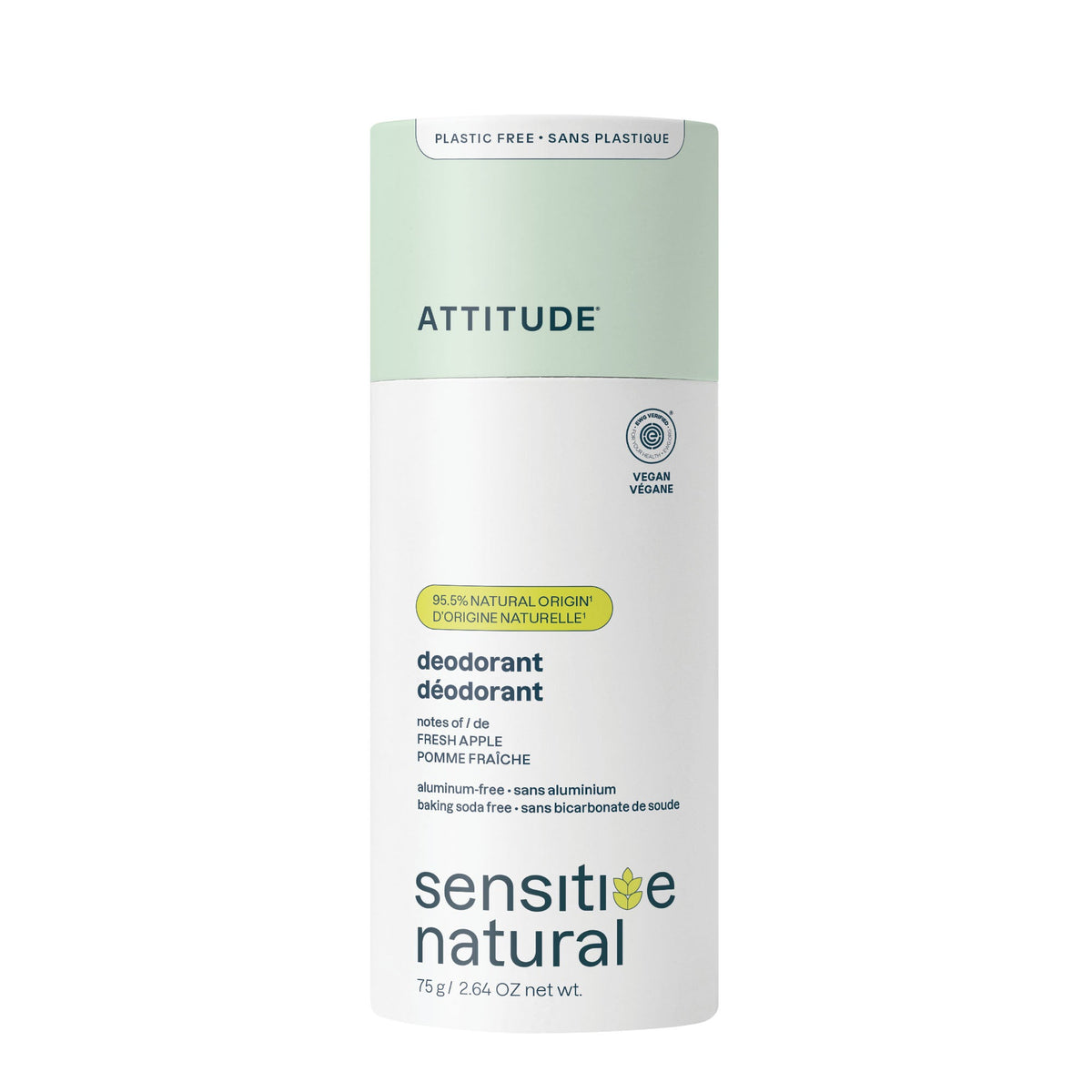 Deodorant - Sensitive Skin — Fresh Apple / Plastic-free - 75g