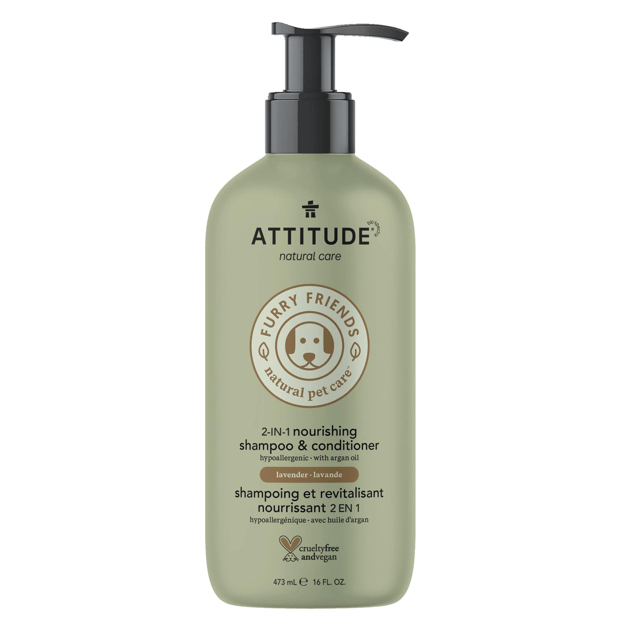 2-in-1 Pet Shampoo & Conditioner - Nourishing — Lavender / 473 mL