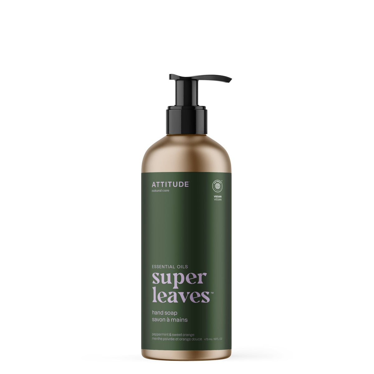 Hand Soap - Essential Oils — Peppermint & Sweet Orange / 473 mL