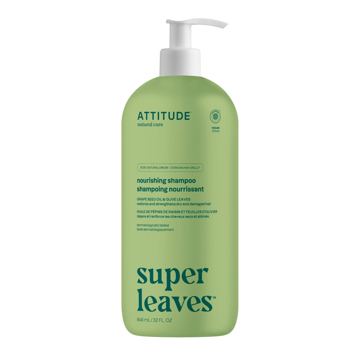 Nourishing Shampoo — Grape Seed Oil & Olive Leaves / 946 mL