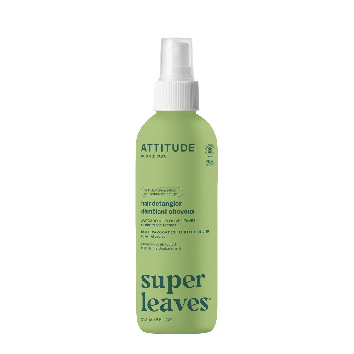 Hair Detangler Spray — Avocado Oil & Olive Leaves / 240 mL