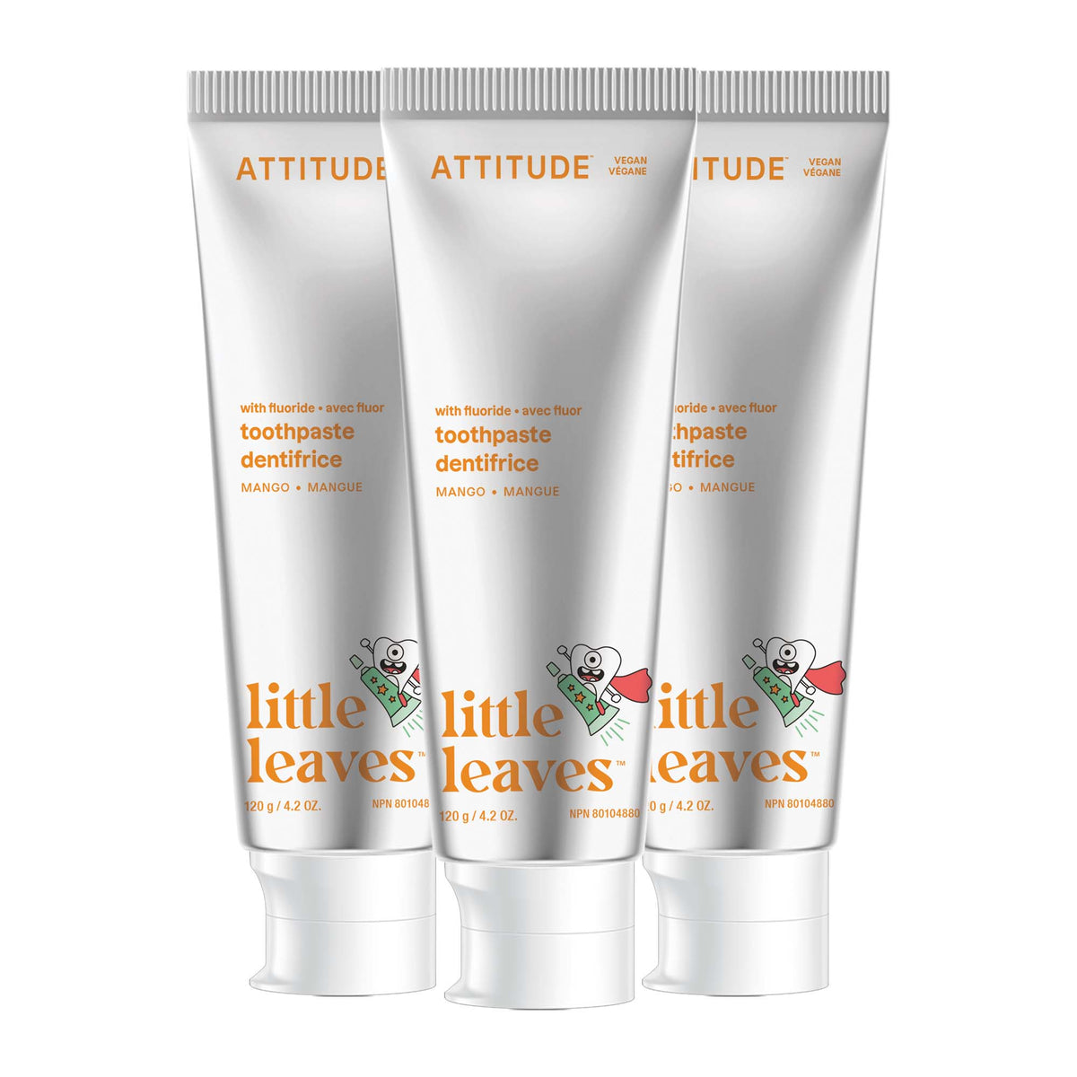 Kids Fluoride Toothpaste — Mango / 3 units