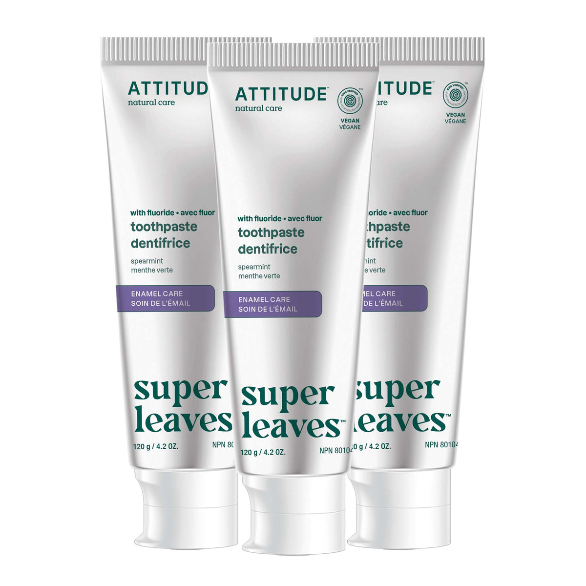 Fluoride Toothpaste 3-Pack — Enamel Care / 3 x 120g
