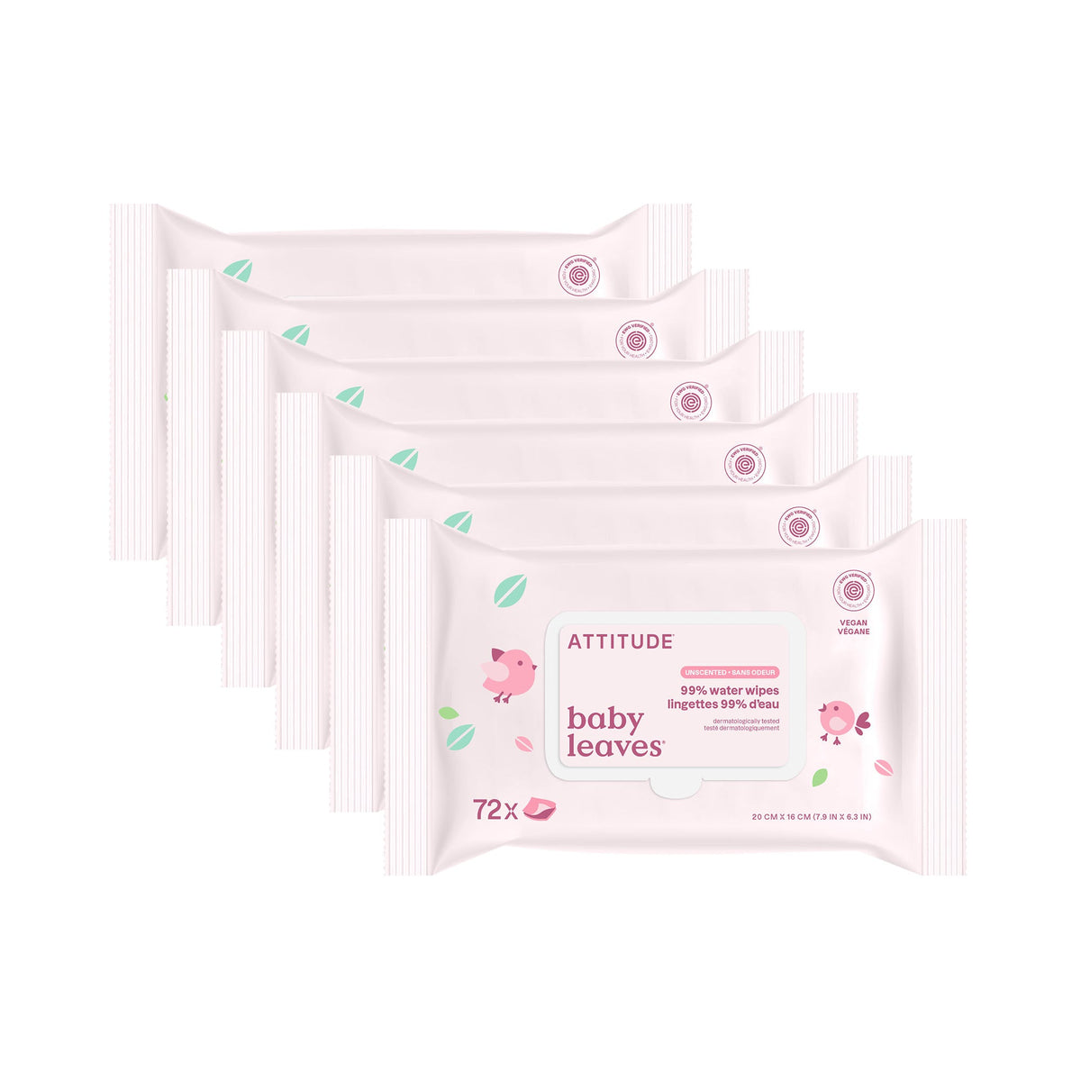Baby Wipes - 99% Water — Unscented / 6 units