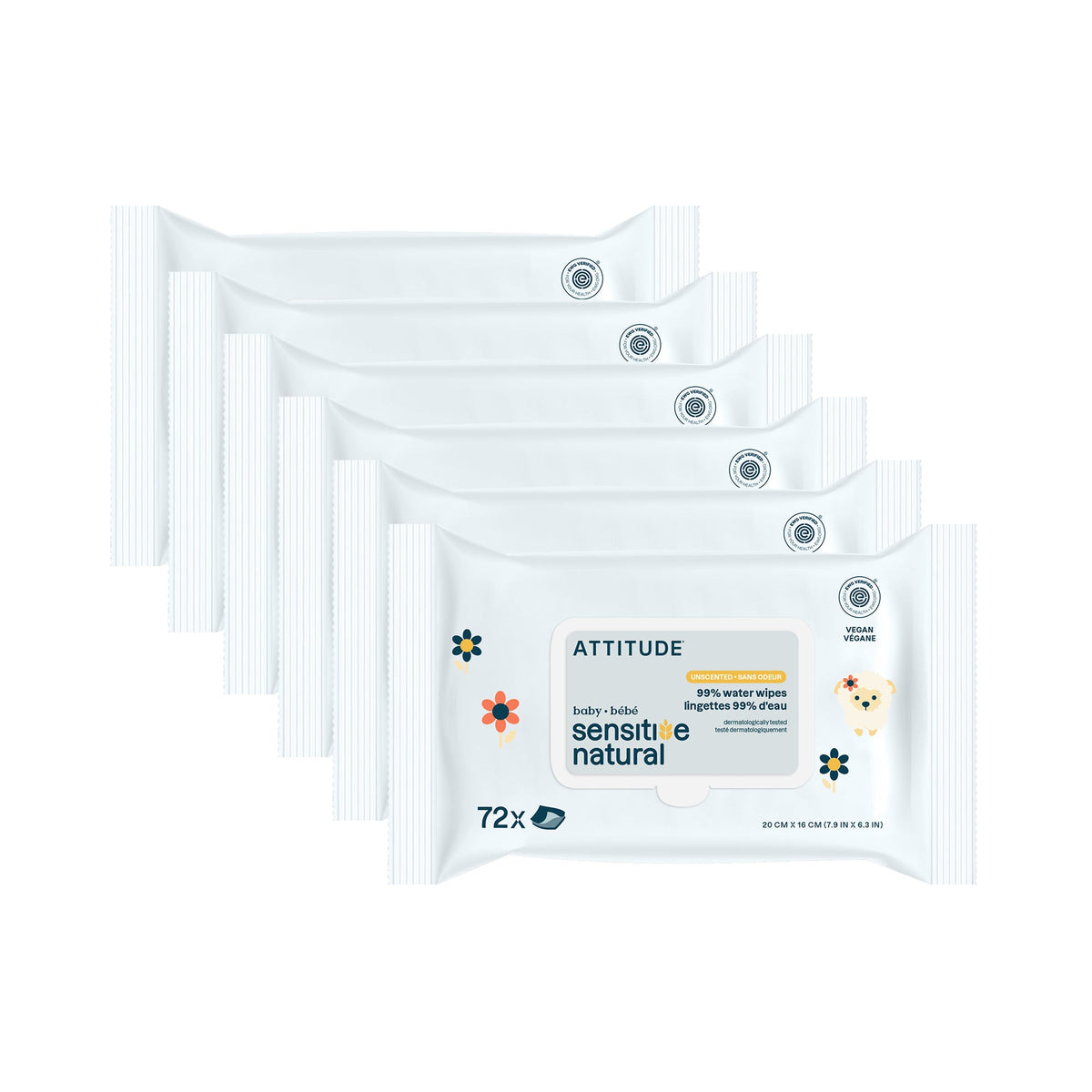 Baby Wipes - Sensitive Skin — Unscented / 6 units