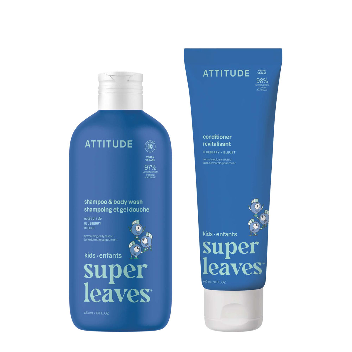 Kids Shower Duo + Conditioner — Blueberry / Bundle