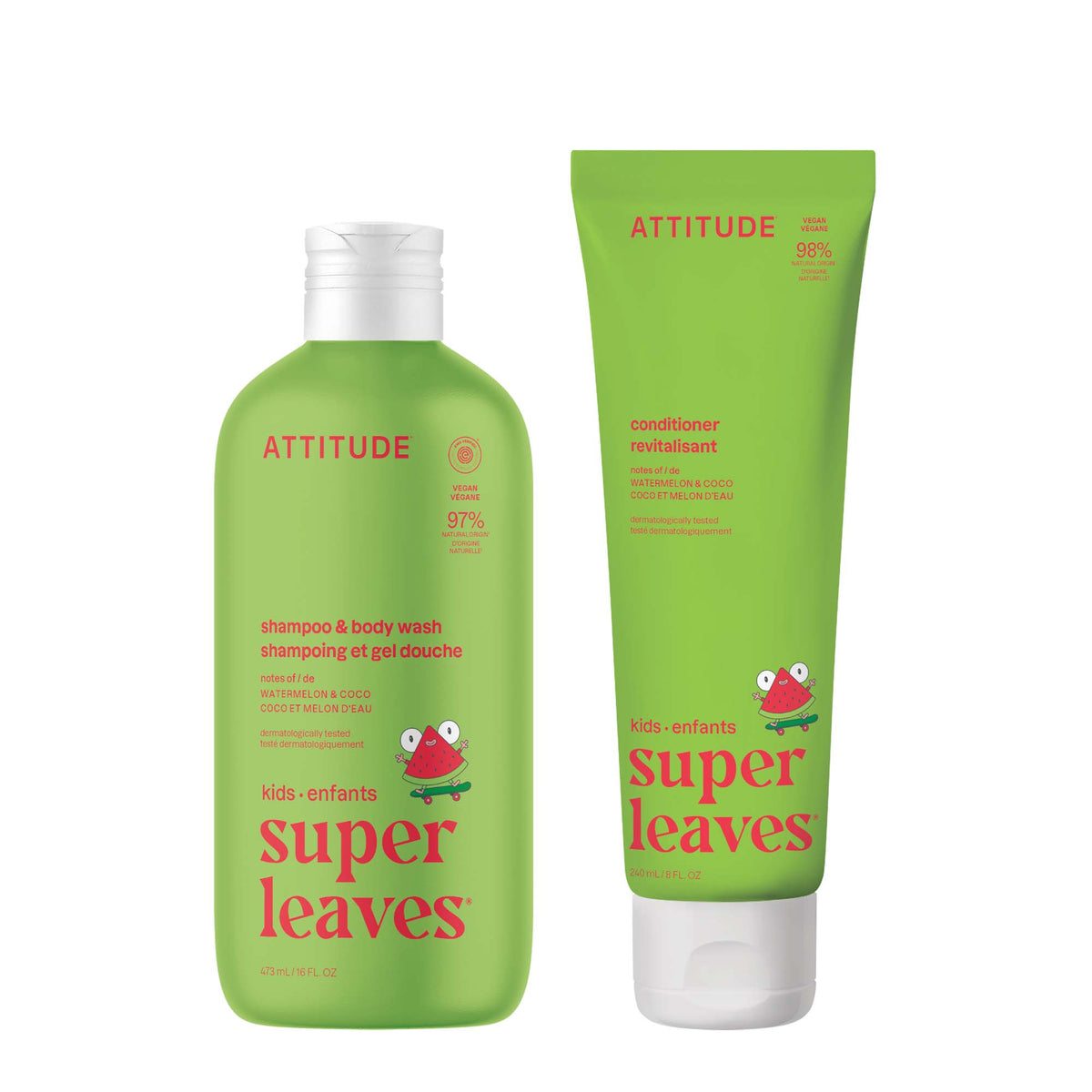 Kids Shower Duo + Conditioner — Watermelon & Coco / Bundle
